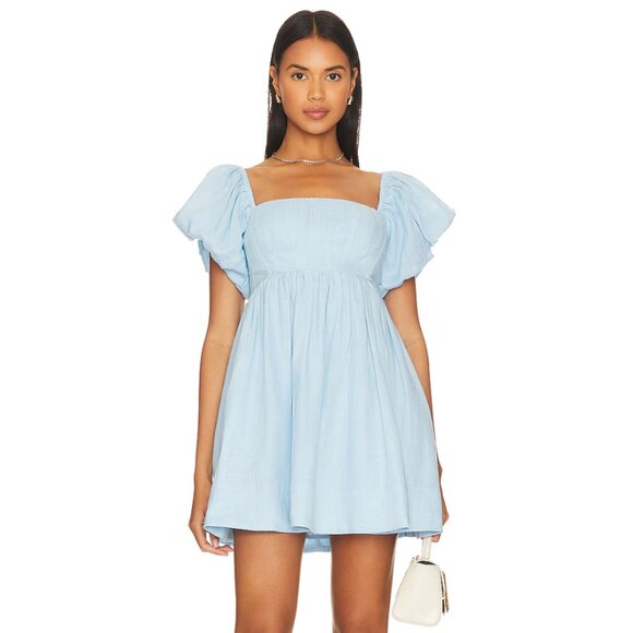 Sovere Relish Mini Dress – Soft Blue M - Picture 2 of 7